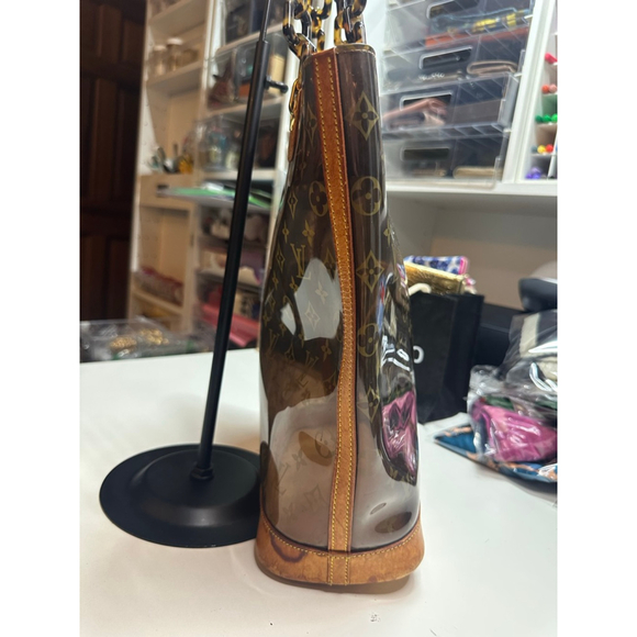 Women's Louis Vuitton Tote Bag One Size Brown Tan - Picture 11 of 16